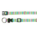 Impression Halsband Stripes Neongrn (35-55 cm)