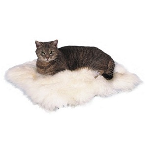 Sheepskin Cushion for Cats