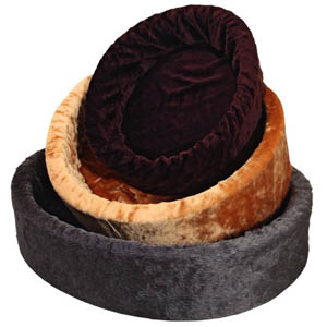 Pet Bed Basic Brown (oval, ca. 67 x 54 cm)