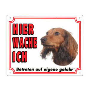 FREE Dog Warning Sign, Dachshund