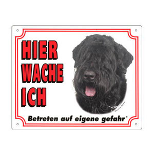 FREE Dog Warning Sign, Bouvier des Flandres