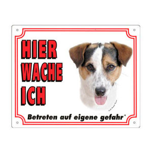 FREE Dog Warning Sign, Jack Russell Terrier B