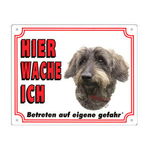 FREE Dog Warning Sign, Dachshund wire-haired
