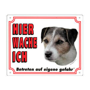 FREE Dog Warning Sign, Jack Russell Terrier A