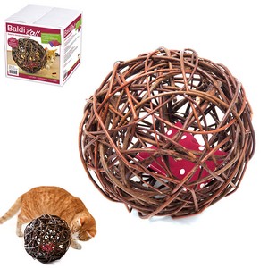 Big Rattan Ball For Cats