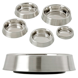 Anti-Ant Dog Bowl Stainless Steel