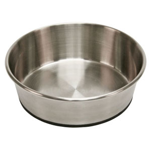 Stainless Steel Bowl With Non-Slip Rubber Bottom