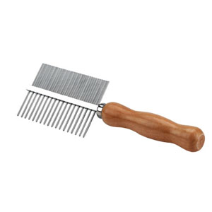 Dual Pet Comb, Medium And Wider Spaced
