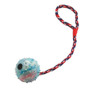 Rubber Ball with Rope