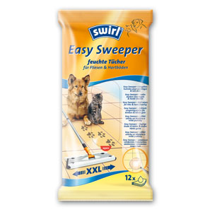 6 x swirl - Easy Sweeper Wet Wipes For Tiles & Hard Flooring