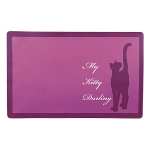 My Kitty Darling Place Mat, Lilac