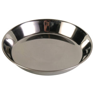 Flat Stainless Steel Bowl