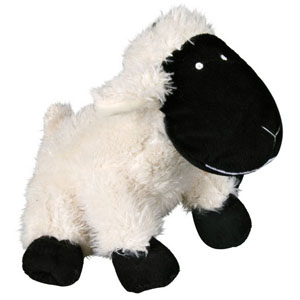 Black And White Plush Sheep - 20cm