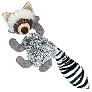 Plush Racoon With Jute And Rope - 21cm