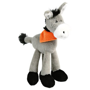 Plush Donkey With Scarf - 24cm