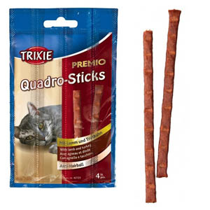 Premio Quadro-Sticks Anti-Hairball Lamm/Truthahn
