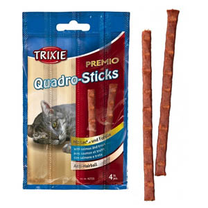 Premio Quadro-Sticks Anti-Hairball Lachs/Forelle