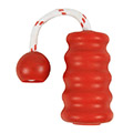 DogActivity Floating Dog Natural-Rubber-Toy Mot-Fun Red
