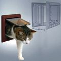 4-Way Cat Flap With Tunnel